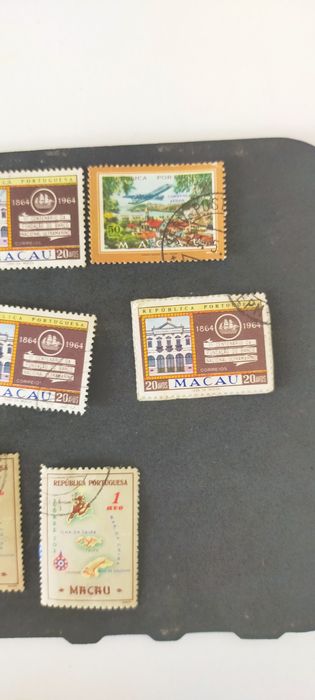 Vendo selos antigos de Macau