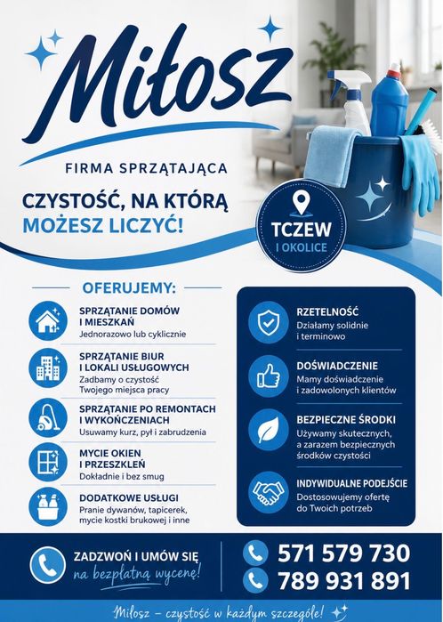 Sprzątanie mieszkań domów oraz biur / sprzątanie po remoncie