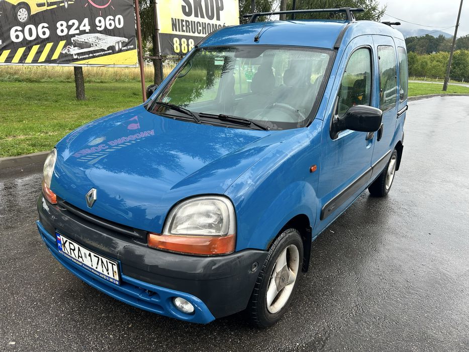 SKUP SAMOCHODÓW ! Renault Kangoo 1.2 benzyna, 5 osobowy, bdb stan, zamiana