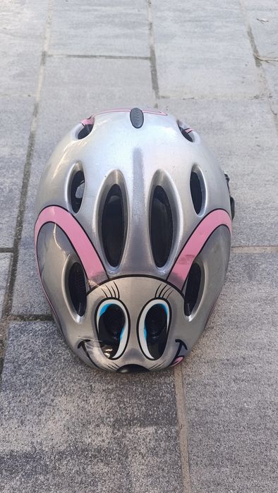Kask dziecięcy na rower myszka z regulacją
