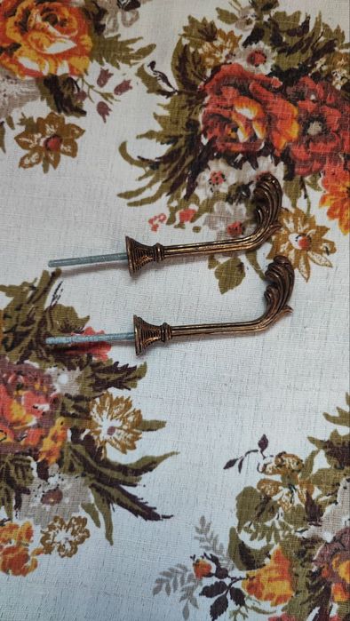 Ручки бронзовые, мебельные, латунь винтажные , антиквариат