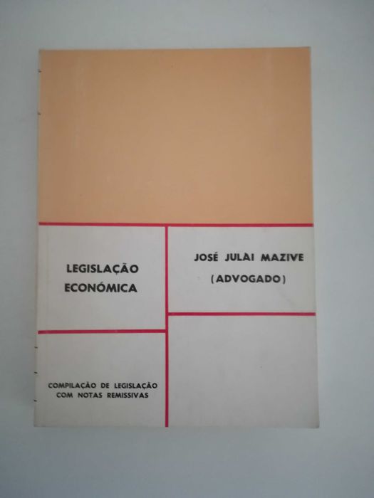 livro - Legislação económica. – Compilação