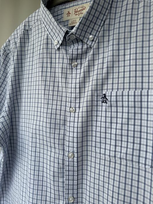 Penguin by munsingwear Koszula męska L slim fit krótki rękawek