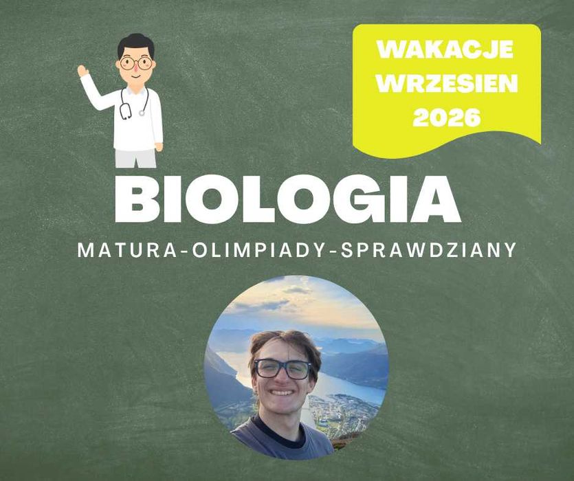 Biologia Korepetycje - Matura | Sprawdziany [Darmowe materiały w pdf]