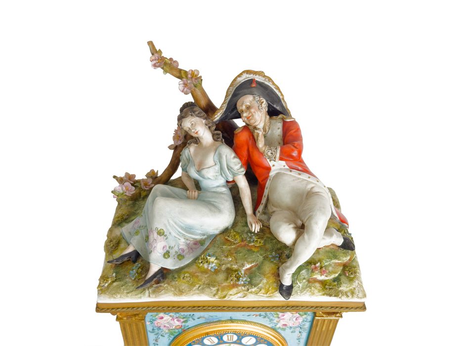 Relógio Bavária Capodimonte Porcelana Tiche, Século XX