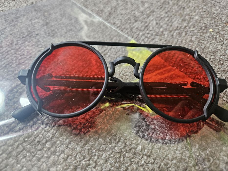 Nowe okulary Emo Gothic Steampunk Postapocaliptic