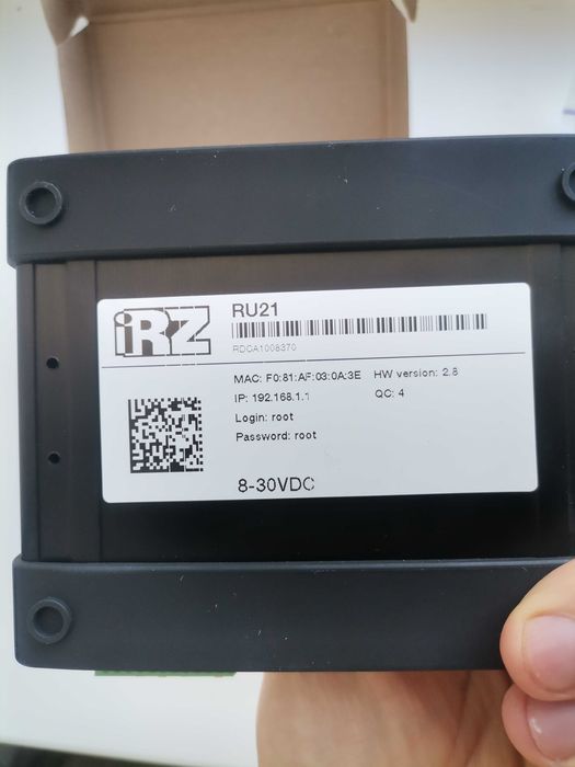 Промисловий роутер iRZ RU21 GSM/3G Промышленный роутер 2 слота SIM