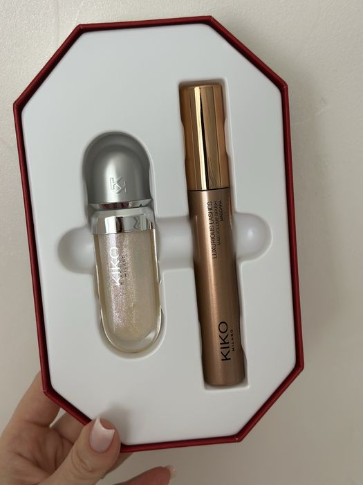 Набір Kiko Snow kissed holiday! Блиск та туш