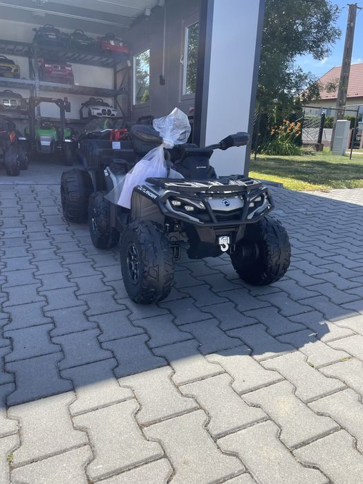 Quad na akumulator Can-Am 24V Outlander ATV 4x200W + Przyczepka