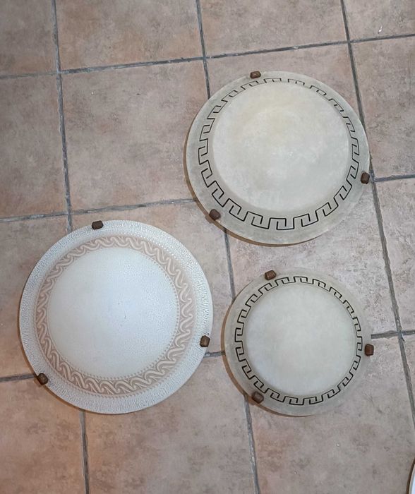 Candeeiro de teto (3 peças)