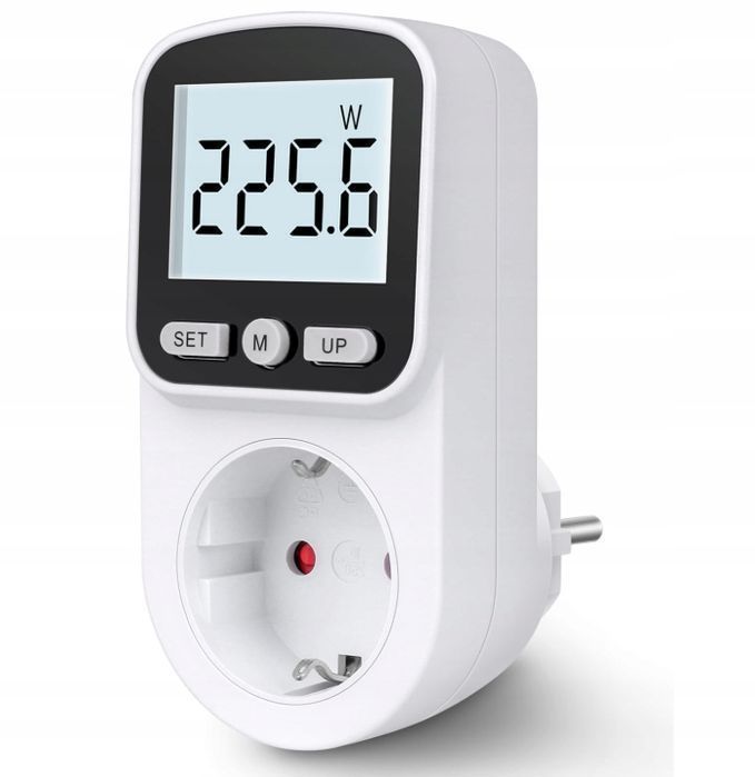 Miernik Prądu Do Gniazdka Watomierz Biały
