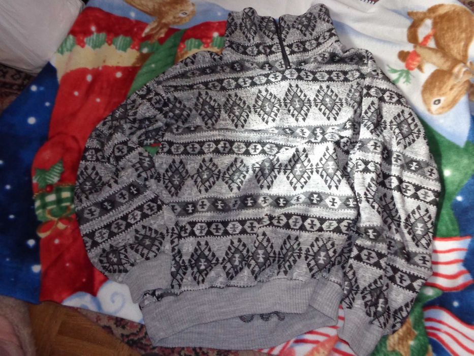 Bluza męska XL z golfem na zamku