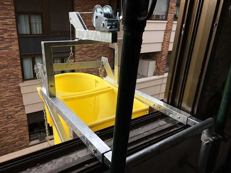 OD RĘKI zsypy do gruzu, kosz budowlany 10m, lej, rękaw, kubły zsypowe