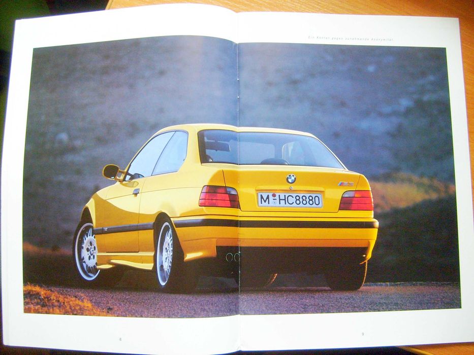 BMW M-Power Programm 1993 - M3 E36 & M5 E34 / prospekt 46 stron ! BDB- / przesyłka GRATIS  !