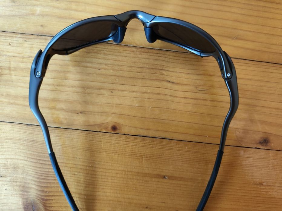 Окуляри Oakley  металева оправа сірий колір