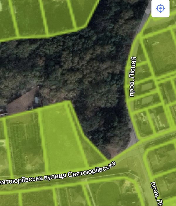 Земля . Кутова ділянка біля лісу с.Святопетрівське