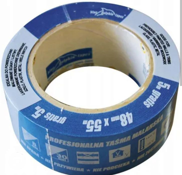 Blue Dolphin 48 mm x 50 m (niebieska)