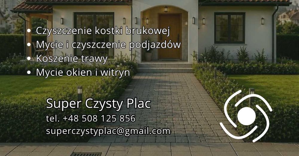 Super Czysty Plac - mycie bruku