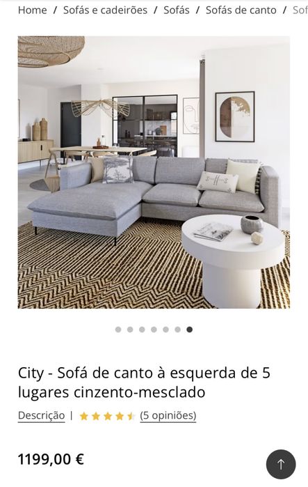 Sofa 5 lugares - Maison du Monde