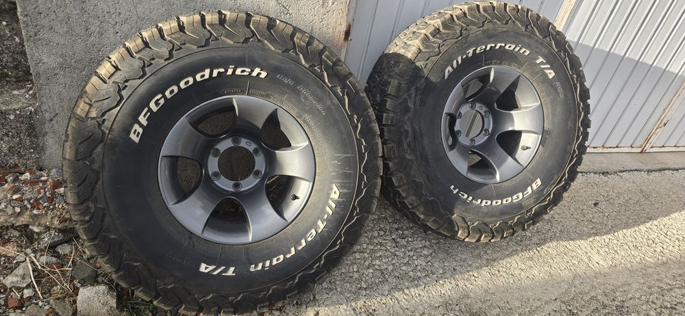 5x Jantes Excel 4x4 15 pneus bf 35