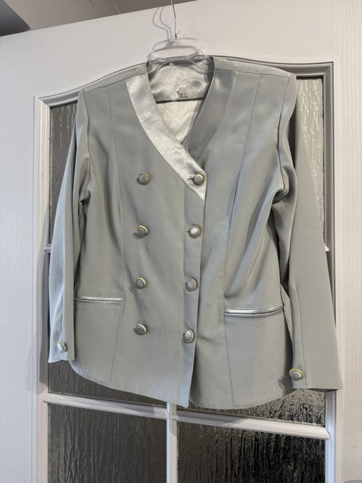 Elegancka marynarka w kolorze miętowym