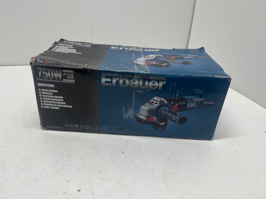 Szlifierka kątowa kątówka sieciowe Erbauer 750 W 230 V 115mm gw12m fv23