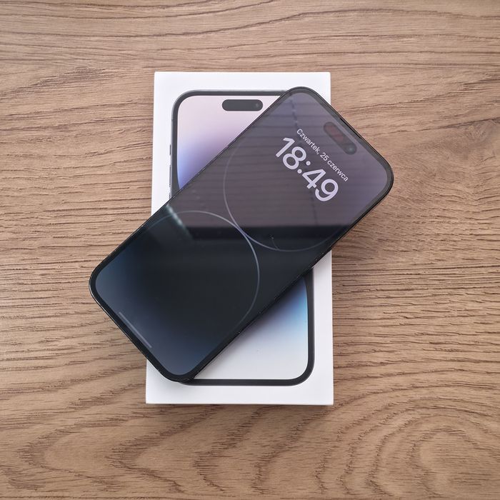 iPhone 14 Pro Space Black | Stan idealny | OLED 120Hz | Face ID |