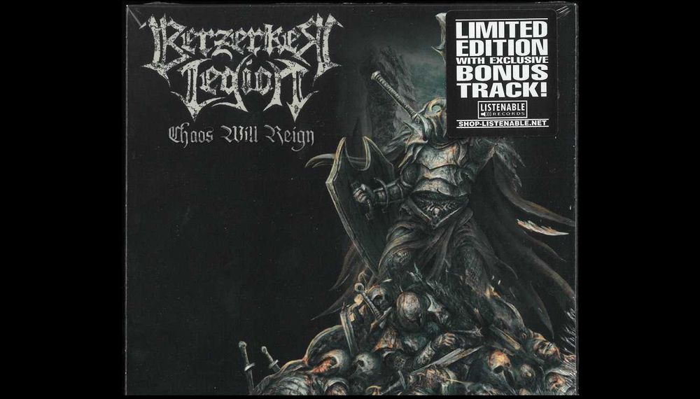 Berzerker Legion – Chaos Will Reign. Płyta CD. Nowa. DARMOWA DOSTAWA INPOST!
