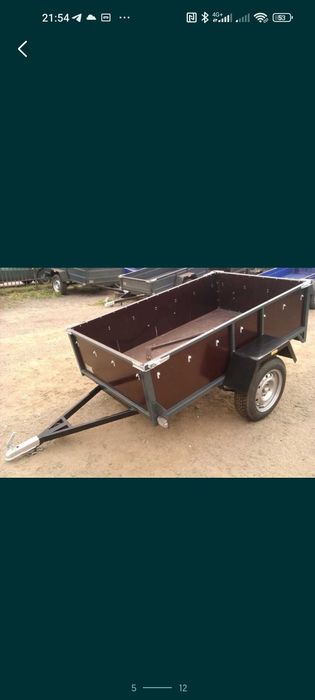 Прицеп легковой 2.20м /1.31м Хамер Люкс бакелитовый причіп