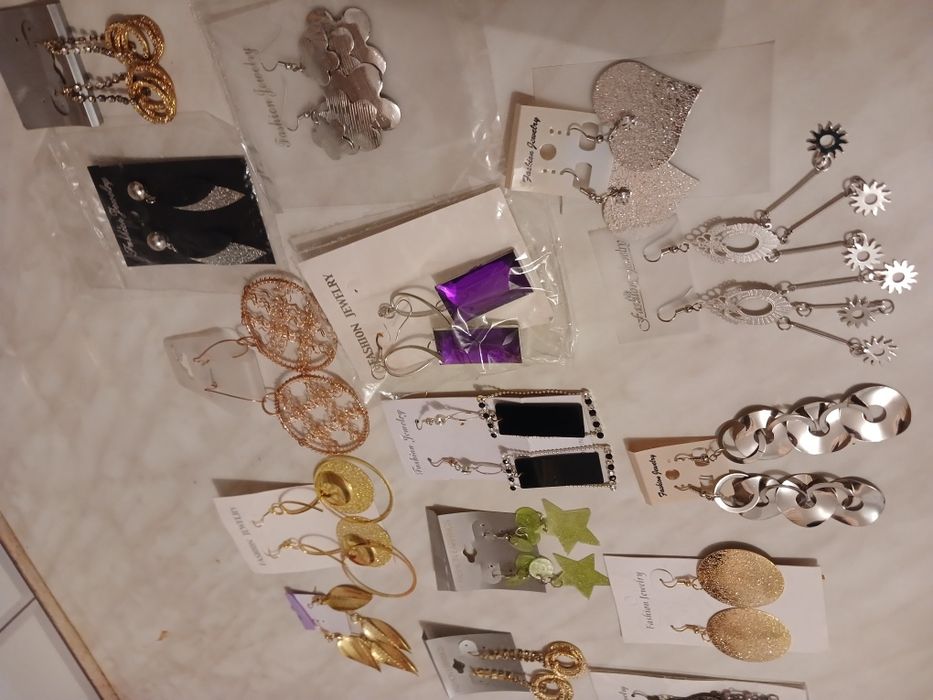 Сережки біжутерія нова! За все 100 грн