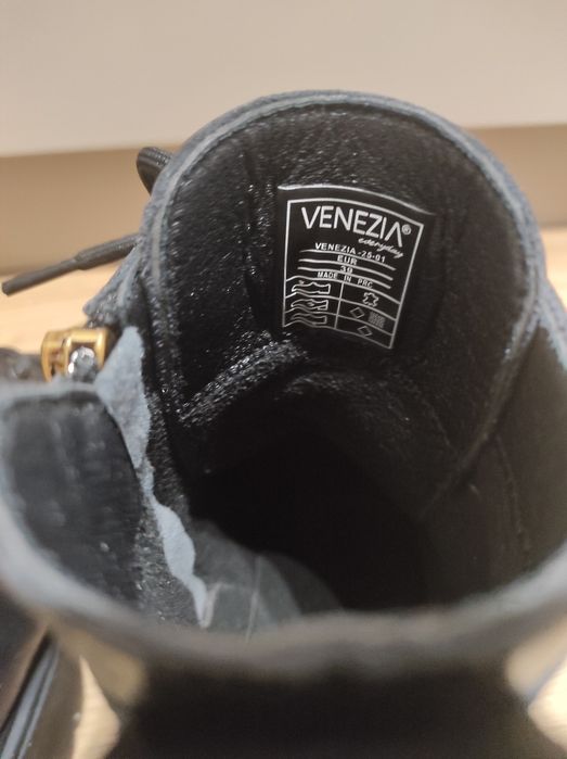 Botki workery Venezia 39 skóra naturalna jak nowe