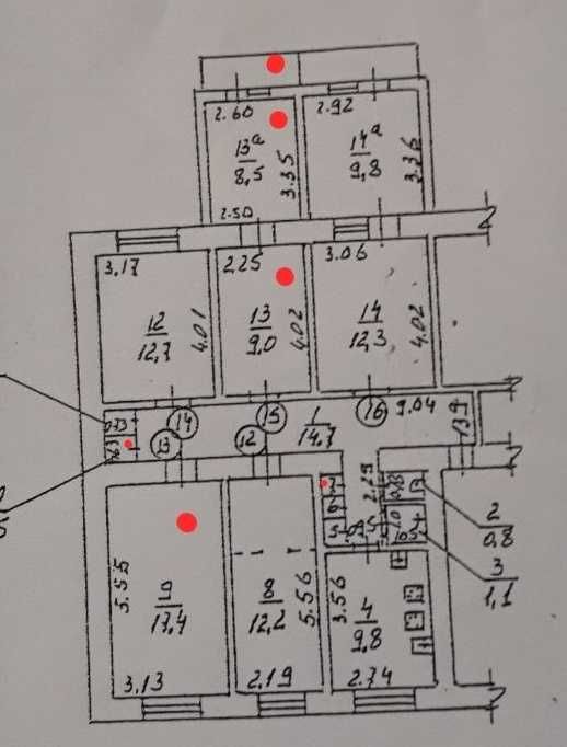 Две комнаты  в коммунальной квартире на Балковской, 265145