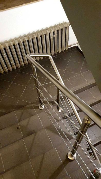 Balustrada nierdzewna balkonowa schodowa poręcze taras francuskie