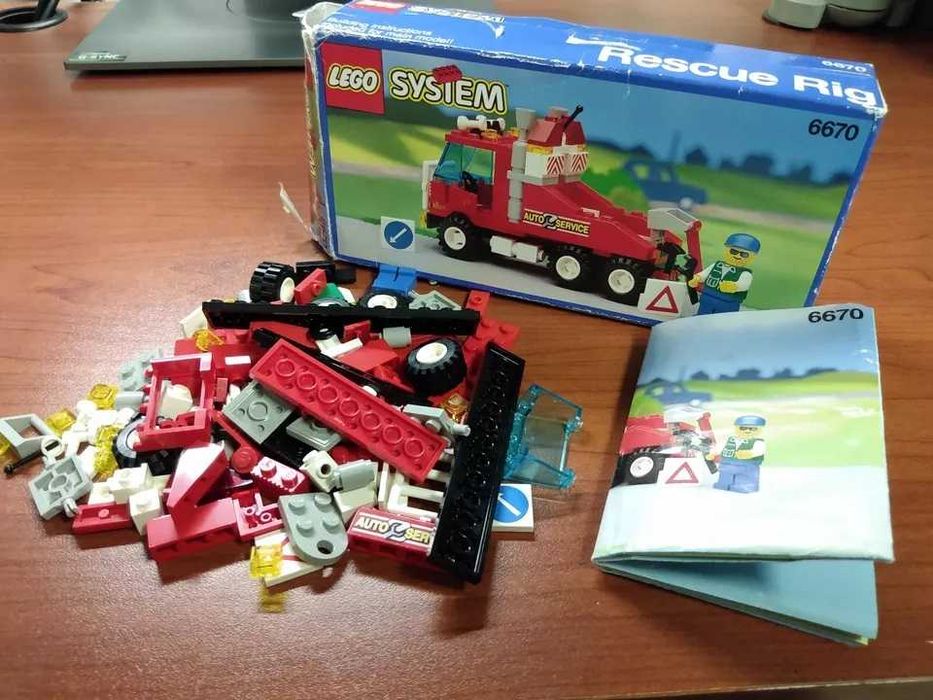 LEGO 6670 Rescue Rig Holownik pudełko instrukcja + 6400/6406 Go Kart