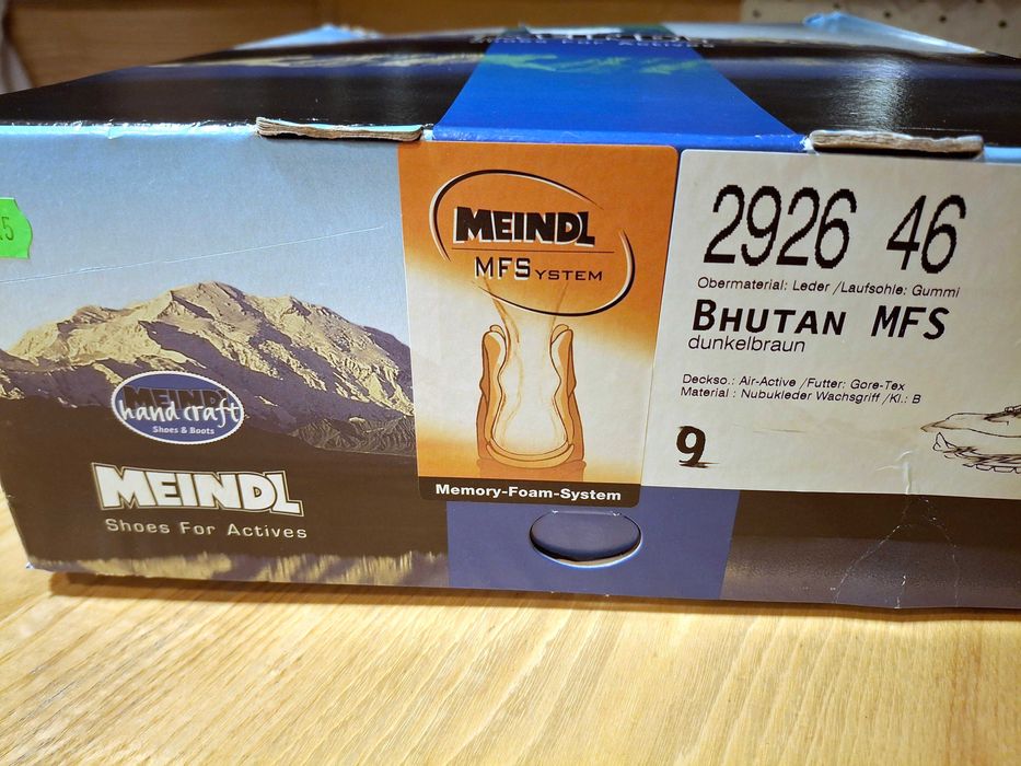 Buty trekkingowe Meindl Bhutan MFS skórzane wysokie 9 (43)