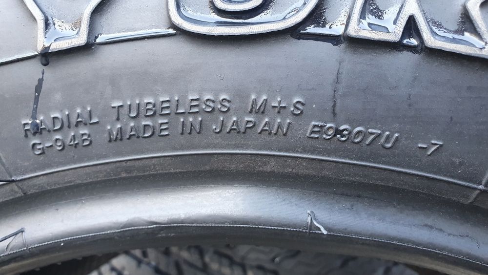 285/65 R17  4шт Yokohama (Йокохама) Авторезина, шини.