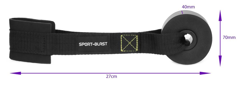 Uchwyt drzwiowy do taśm i gum treningowych zaczep kotwica na drzwi ŁDZ