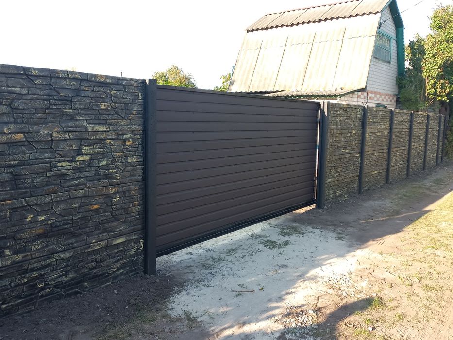 Ворота,калитка,навес