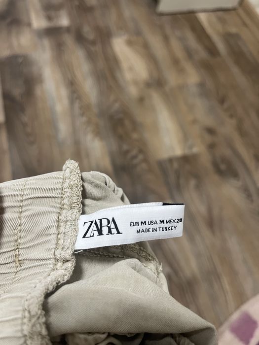 Чоловічі штани ZARA M | Джогери | Бежеві | Made in Turkey