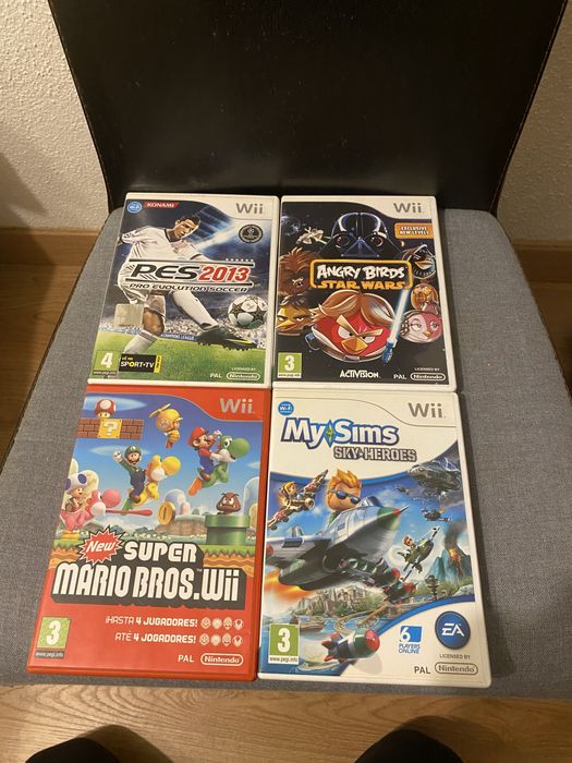 Consola Wii 100% equipada e com jogos