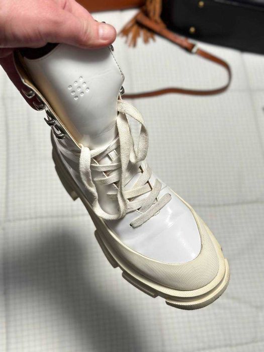 Both ботинки женские белые 39р кожа