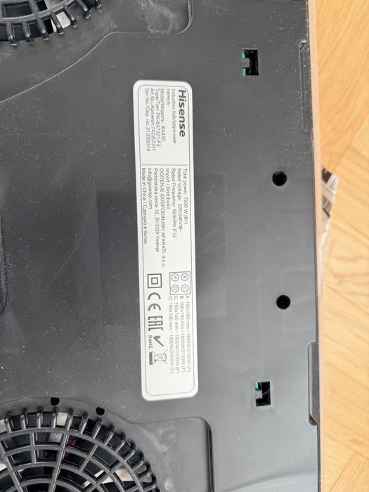 Płyta indukcyjna HISENSE I6443C sterowanie Slider Touch