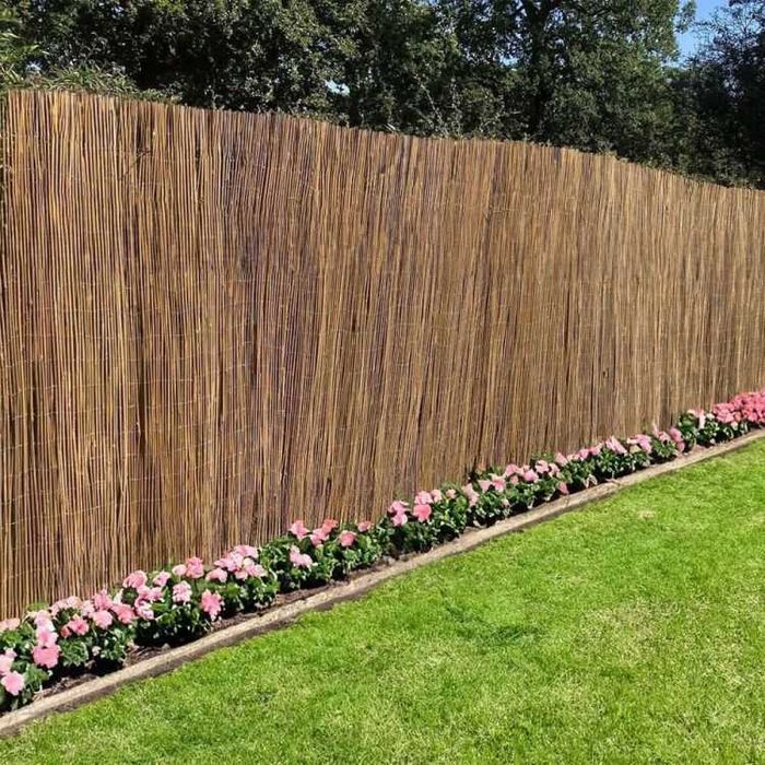 Dwustronna mata bambusowa 150x300 cm na balkon taras ogrodzenie naturalna MultiGarden