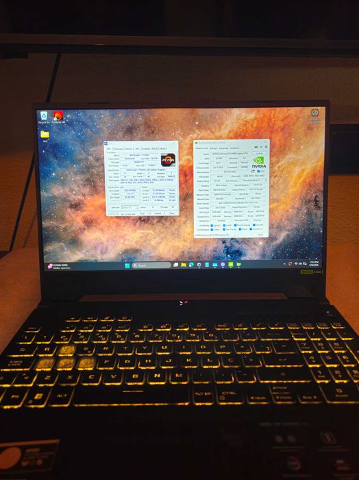 ASUS TUF Gaming A15 | RTX 4060 | Ryzen 7 | 32GB RAM | 1TB SSD | Como novo