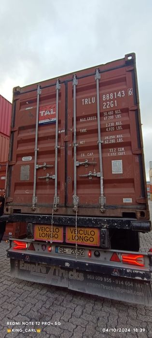 Contentores usados marítimo