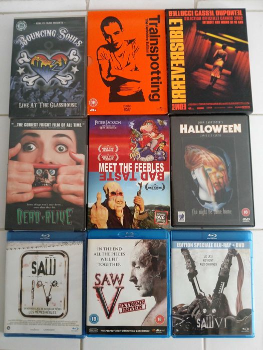 DVDs Filmes / Docs Metal / Rock / Terror (sem legendas em PT)