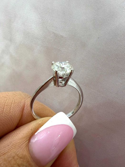 Pierścionek z diamentem naturalnym 1.00 CT SI/G
