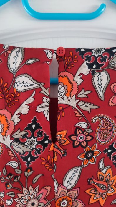 Tunika sukienka etno kwiaty 44 46 XL XXL wiosenna na święta