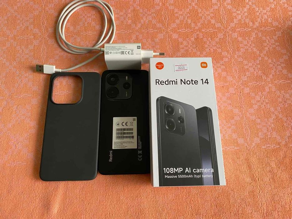 Смартфон Xiaomi Redmi Note 14 8/256Gb NFC Midnight Black (Global Version)