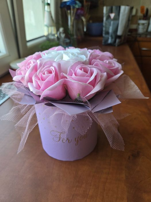 Flower box – kwiaty mydlane handmade